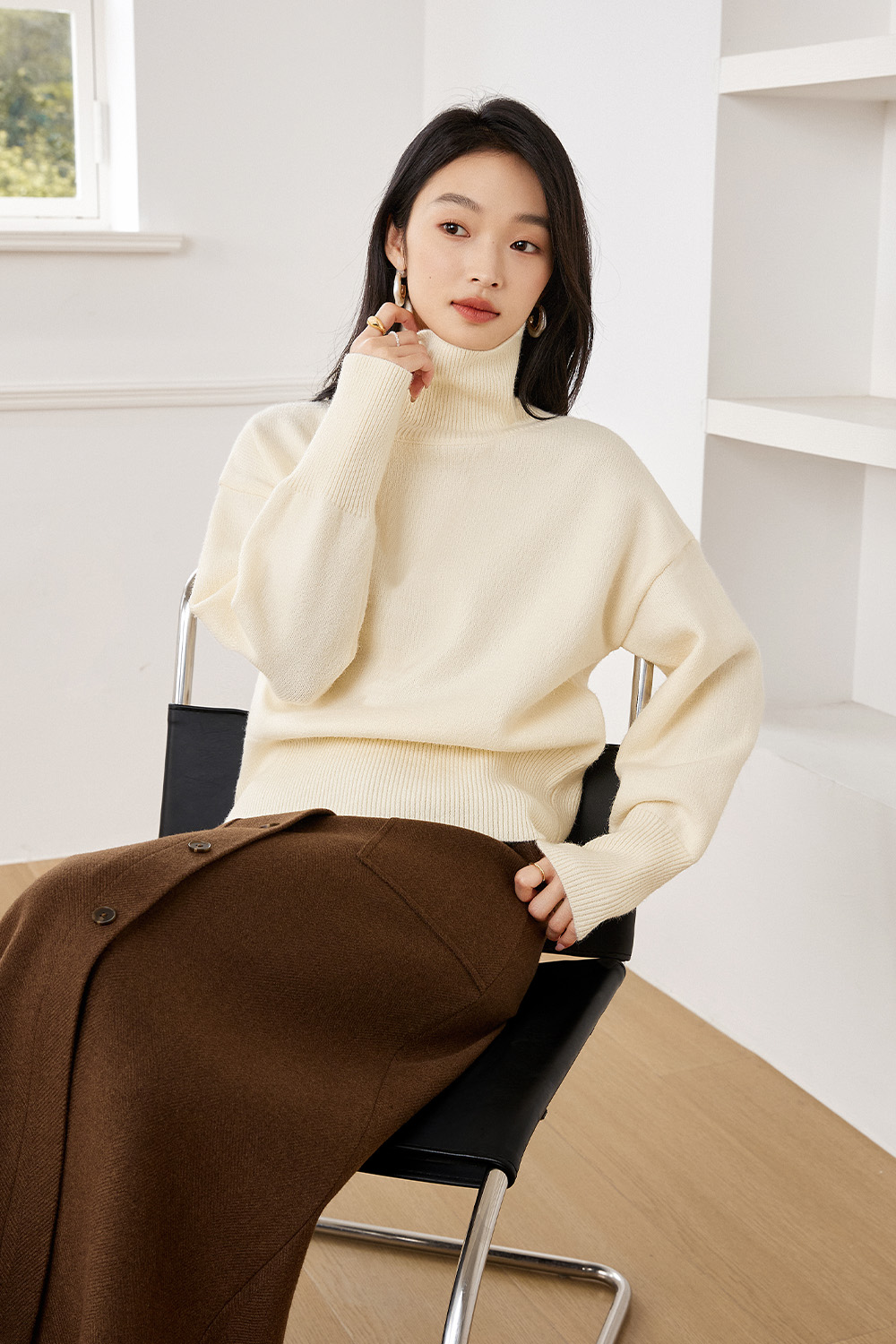 Lazystyle Warm Knitted Sweater-VIMLYSTORE