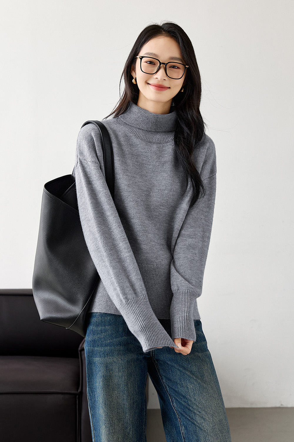 Lazystyle Warm Knitted Sweater-VIMLYSTORE