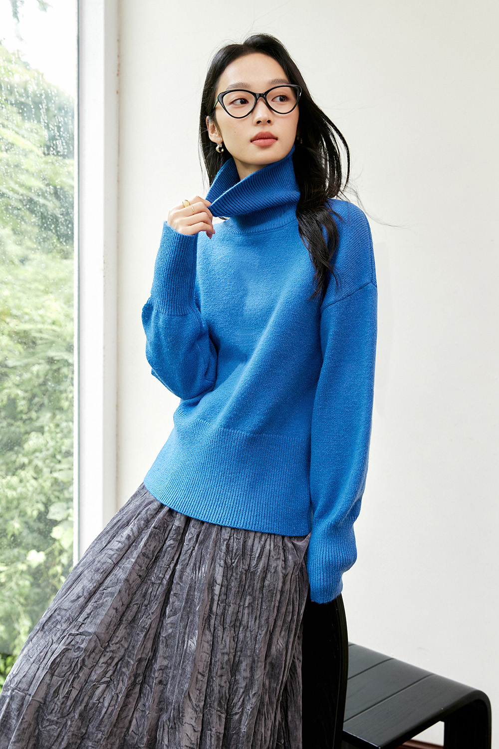 Lazystyle Warm Knitted Sweater-VIMLYSTORE