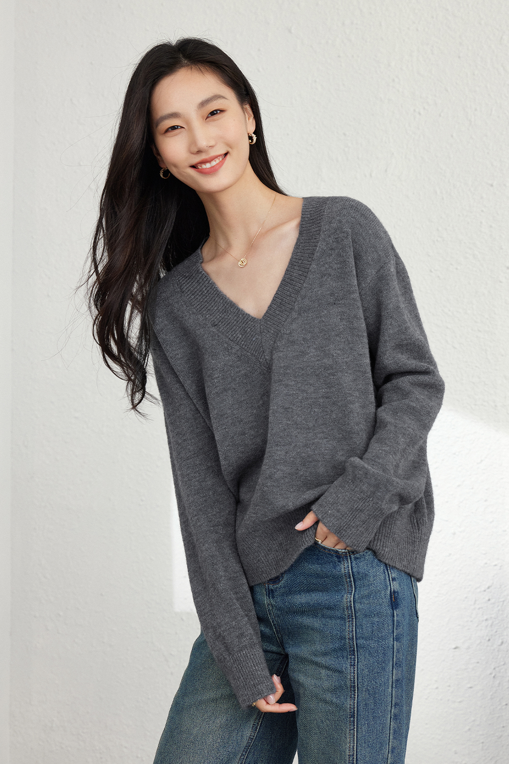 Lazy Style Soft Knit Sweater-VIMLYSTORE