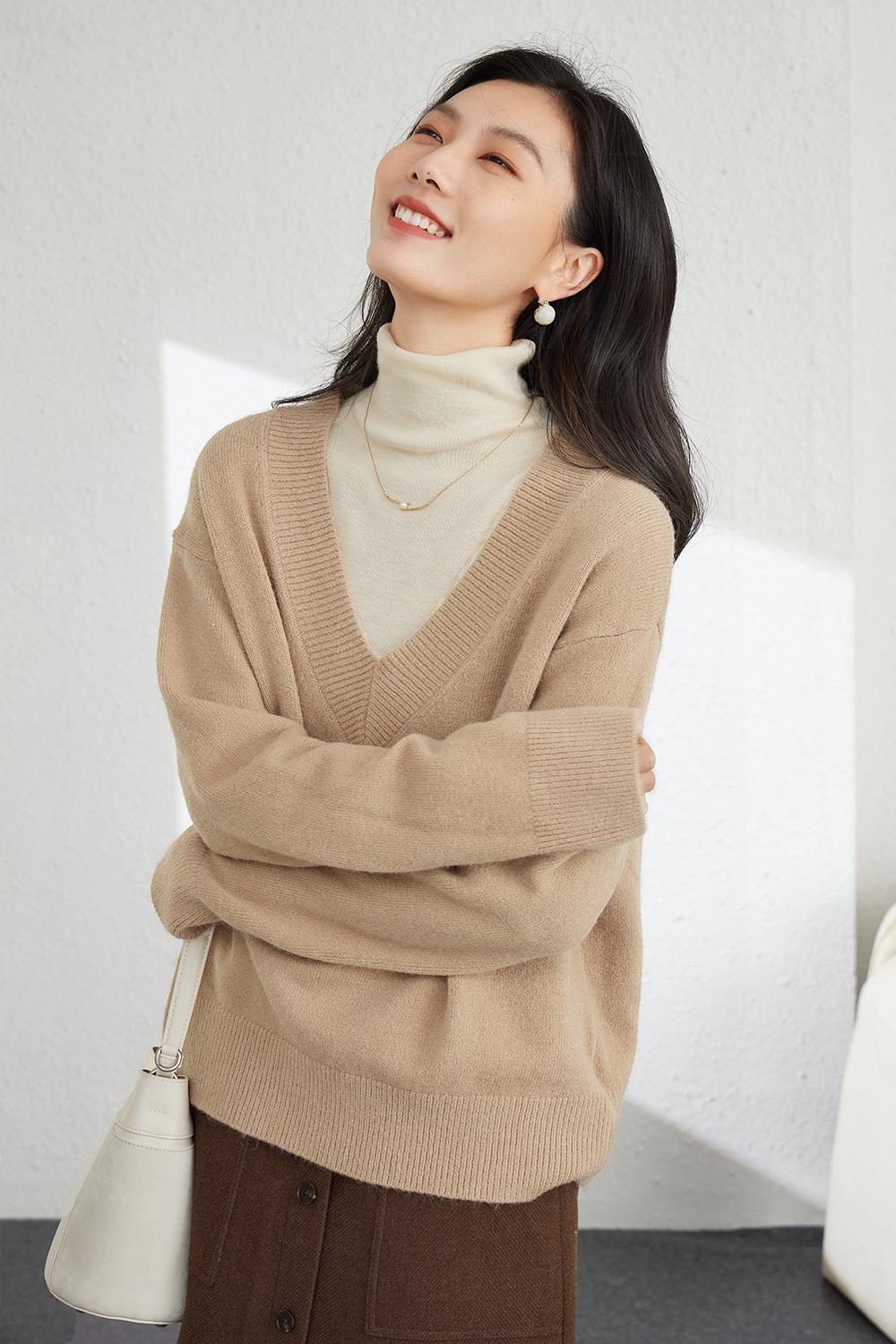 Lazy Style Soft Knit Sweater-VIMLYSTORE