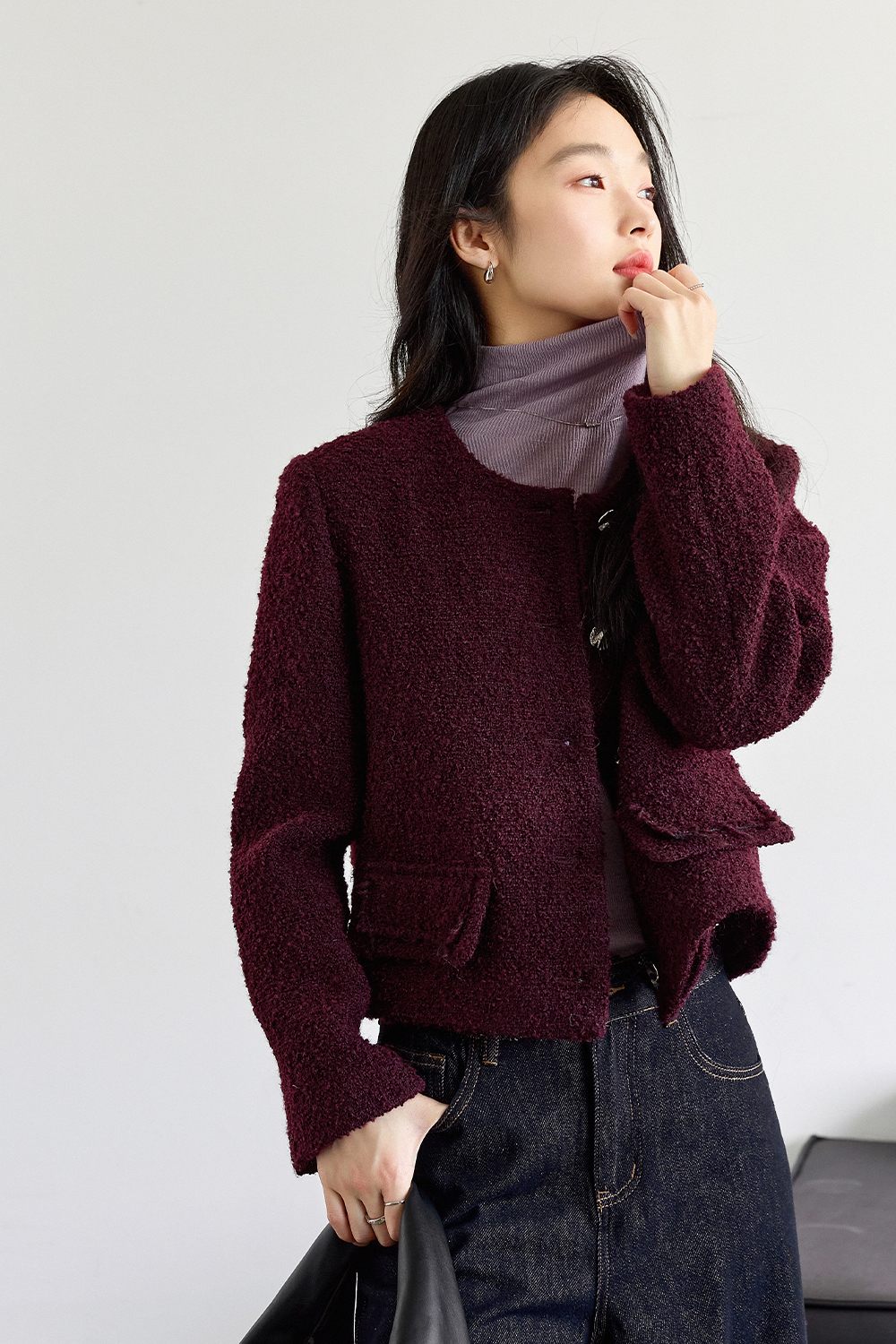 French Elegant Short-length Warm Coat-VIMLYSTORE