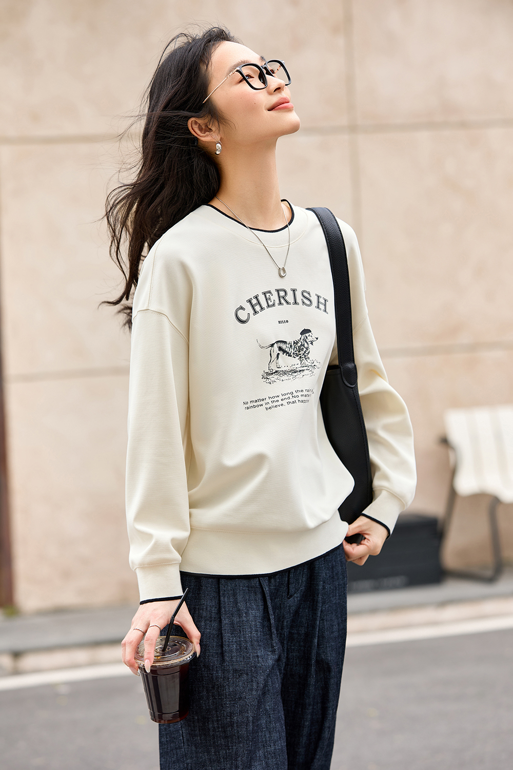 Cotton-spun Dog Printed Sports Shirt