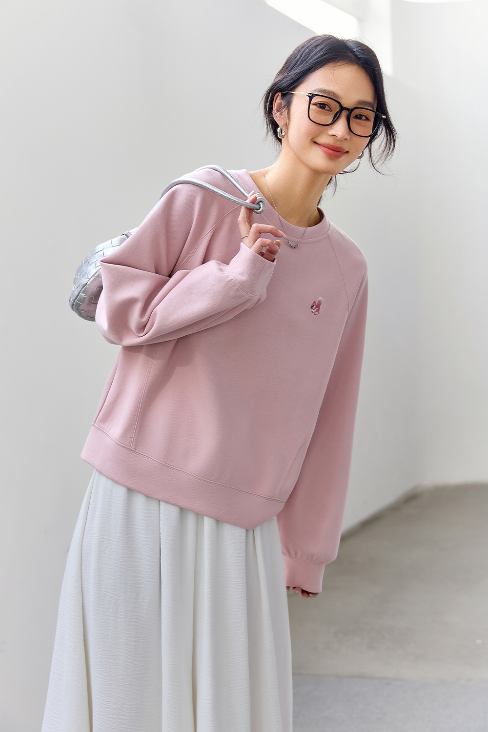 Breathable Texture Sweatshirt-VIMLYSTORE