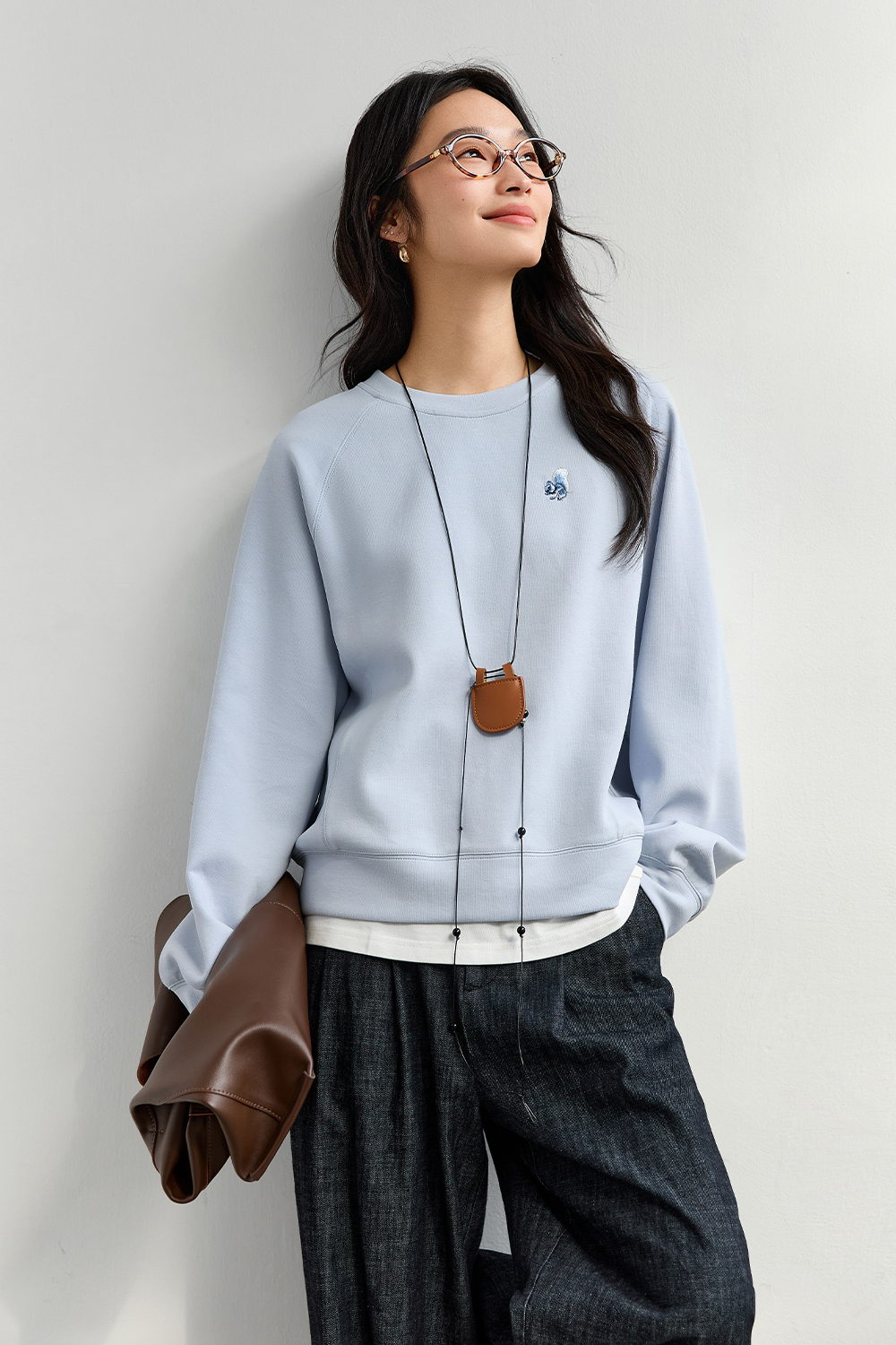 Breathable Texture Sweatshirt-VIMLYSTORE