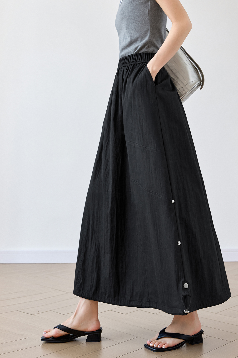 Fashionable A-Line Workwear Skirt-VIMLYSTORE