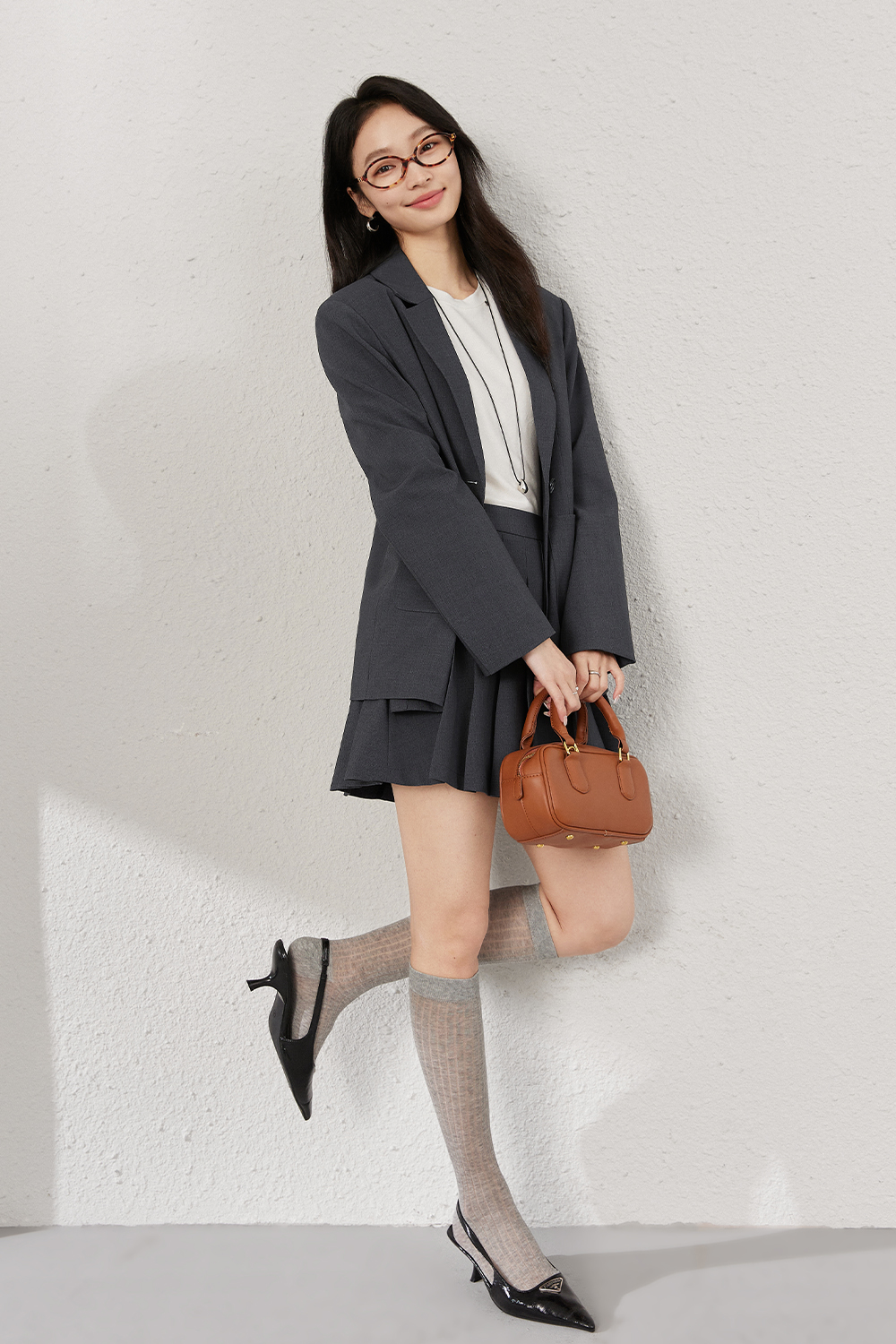 Collegiate Style Woven Suit-VIMLYSTORE