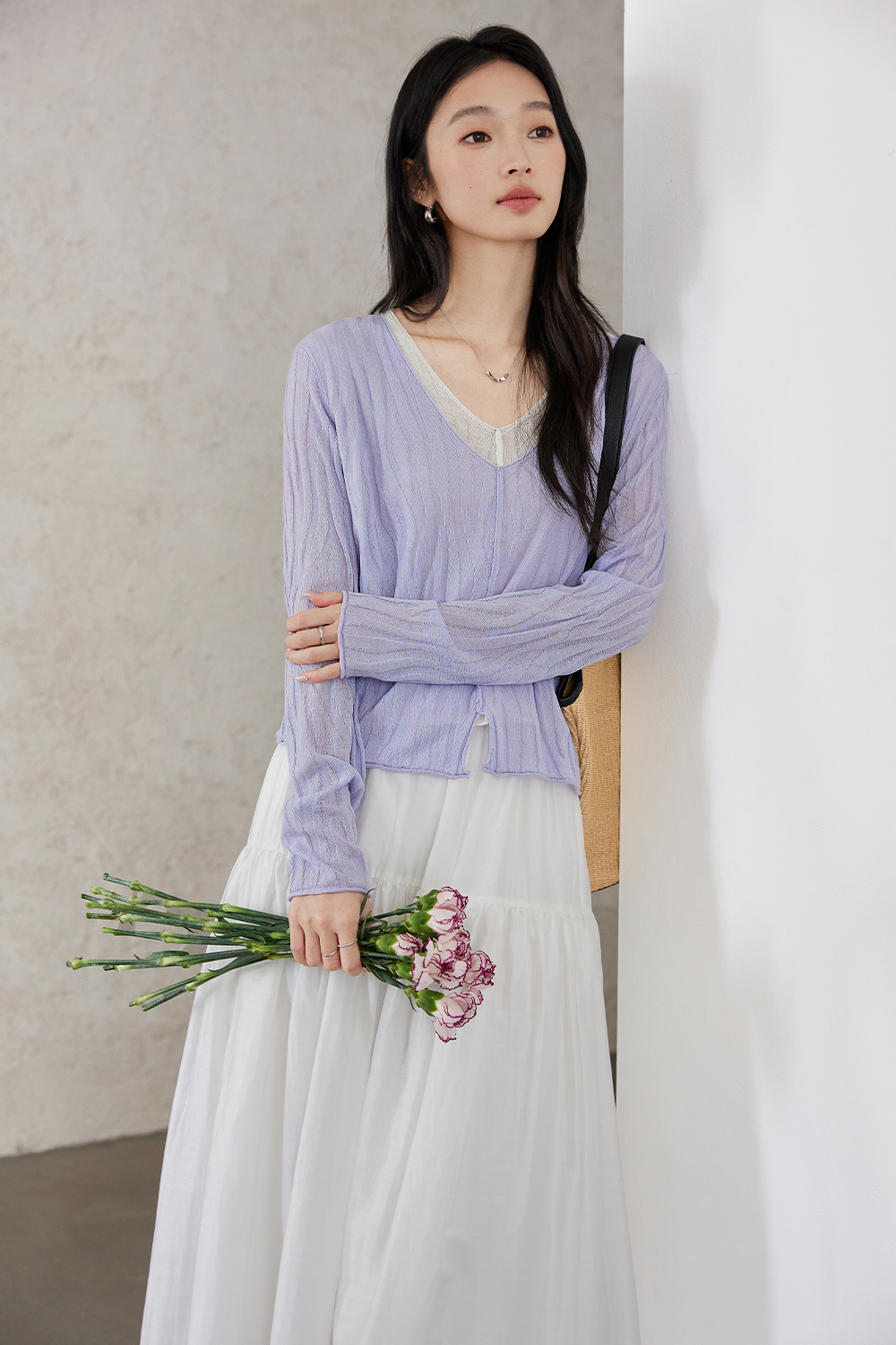 Faux Two-piece Comfortable Knitwear-VIMLYSTORE