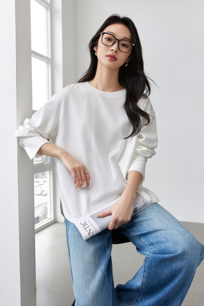 High-cotton Cloud - like T-shirt