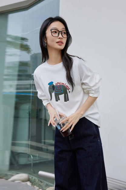 Elephant - printed T-shirt