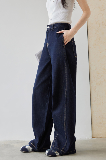 High Cotton Denim Banana Pants