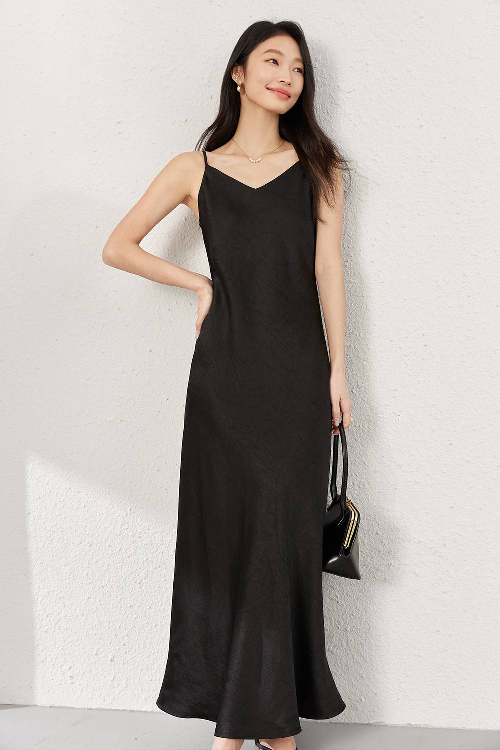 Elegant Silky Sling Dress