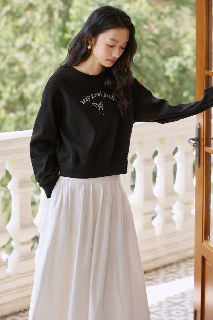 Simple Printed Sweatshirt
