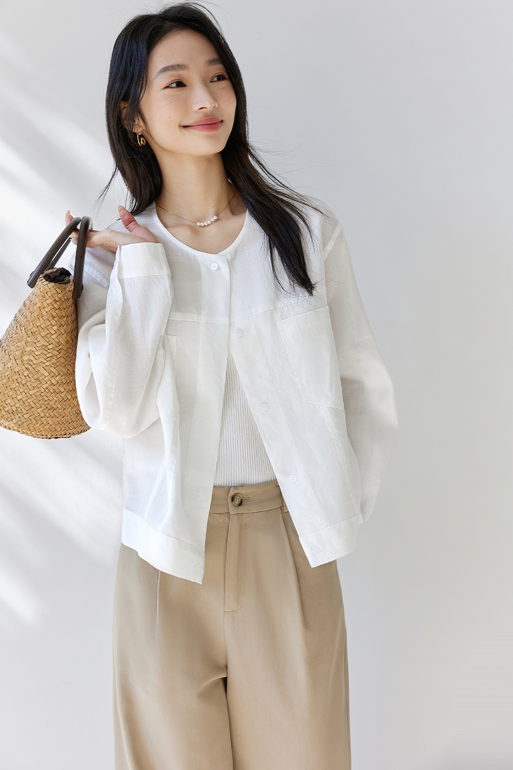 Pure Ramie Breathable Jacket