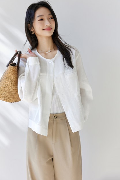 Pure Ramie Breathable Jacket
