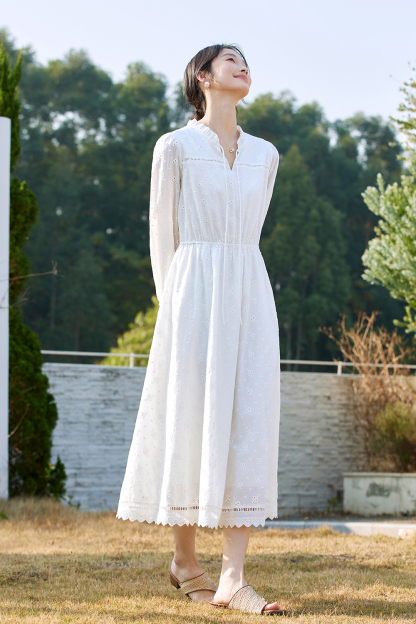 Vacation Embroidered Dress