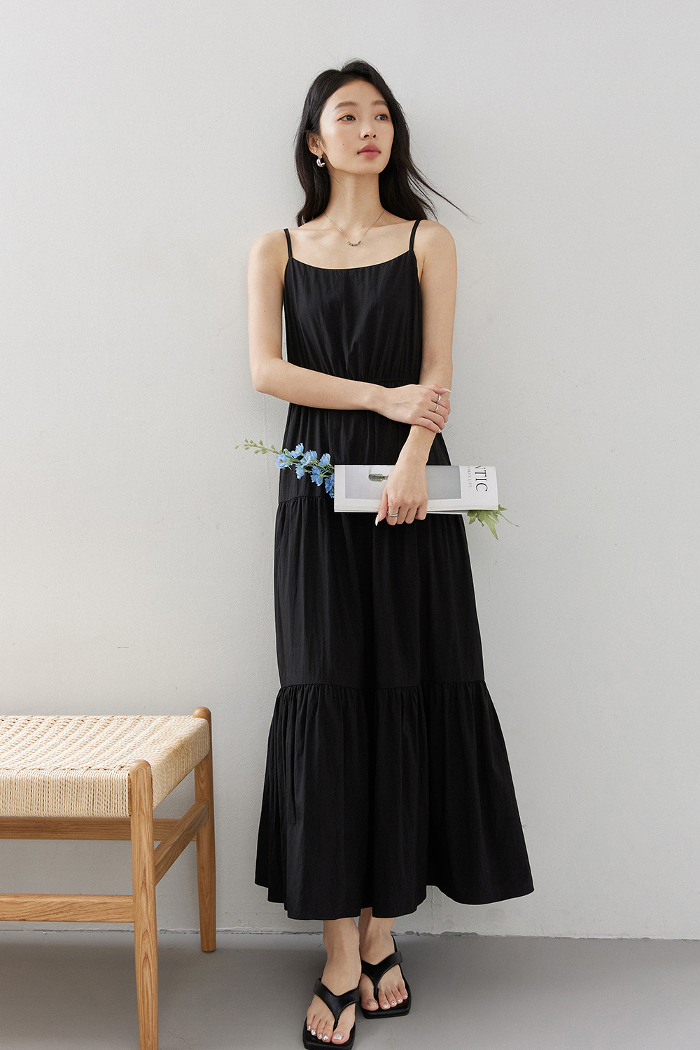 Elegant Suspender Dress