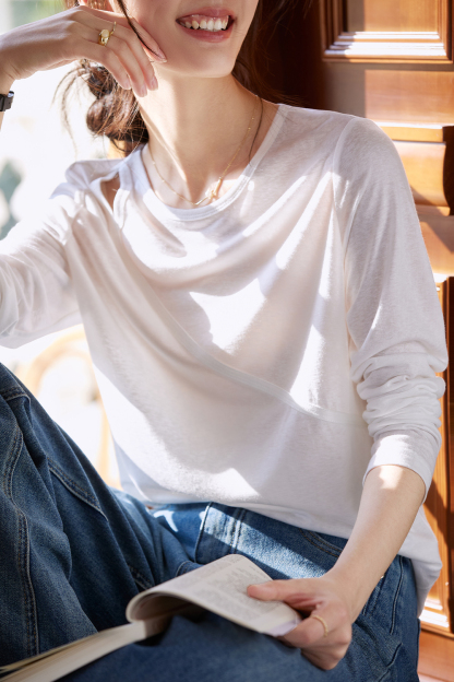 Creative Diagonal Casual T-Shirt