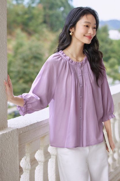 Romantic Ruffled Shirt