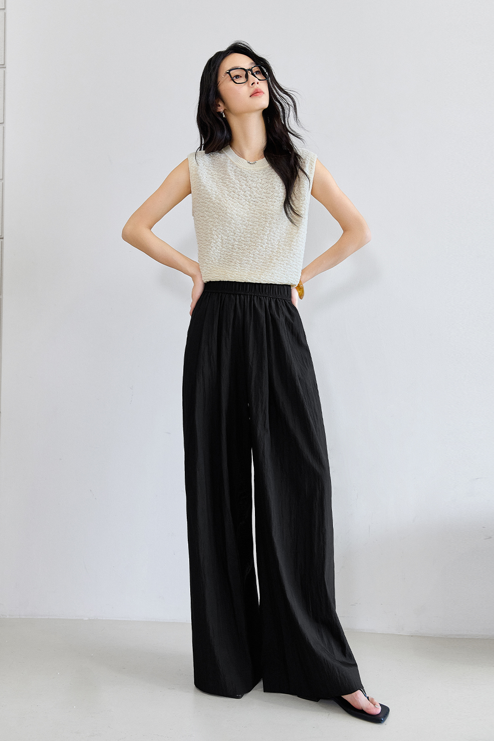 Loose Casual Wide-Leg Pants
