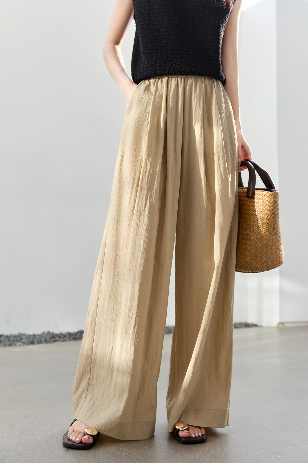 Loose Casual Wide-Leg Pants-VIMLYSTORE