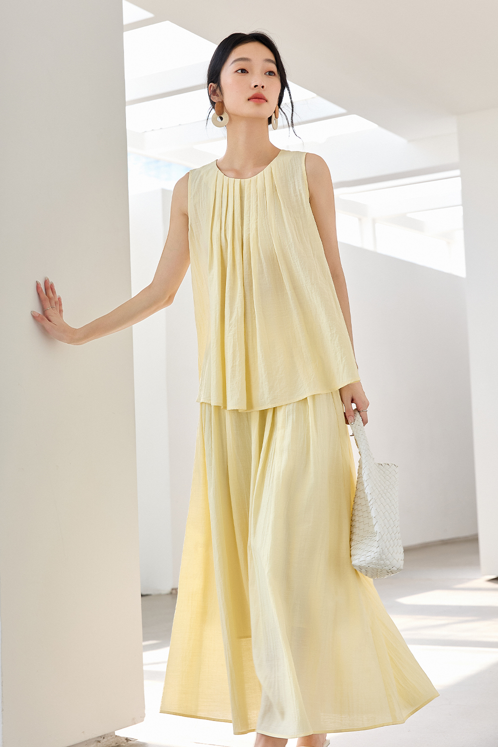 Simple Drape Casual Suit-VIMLYSTORE