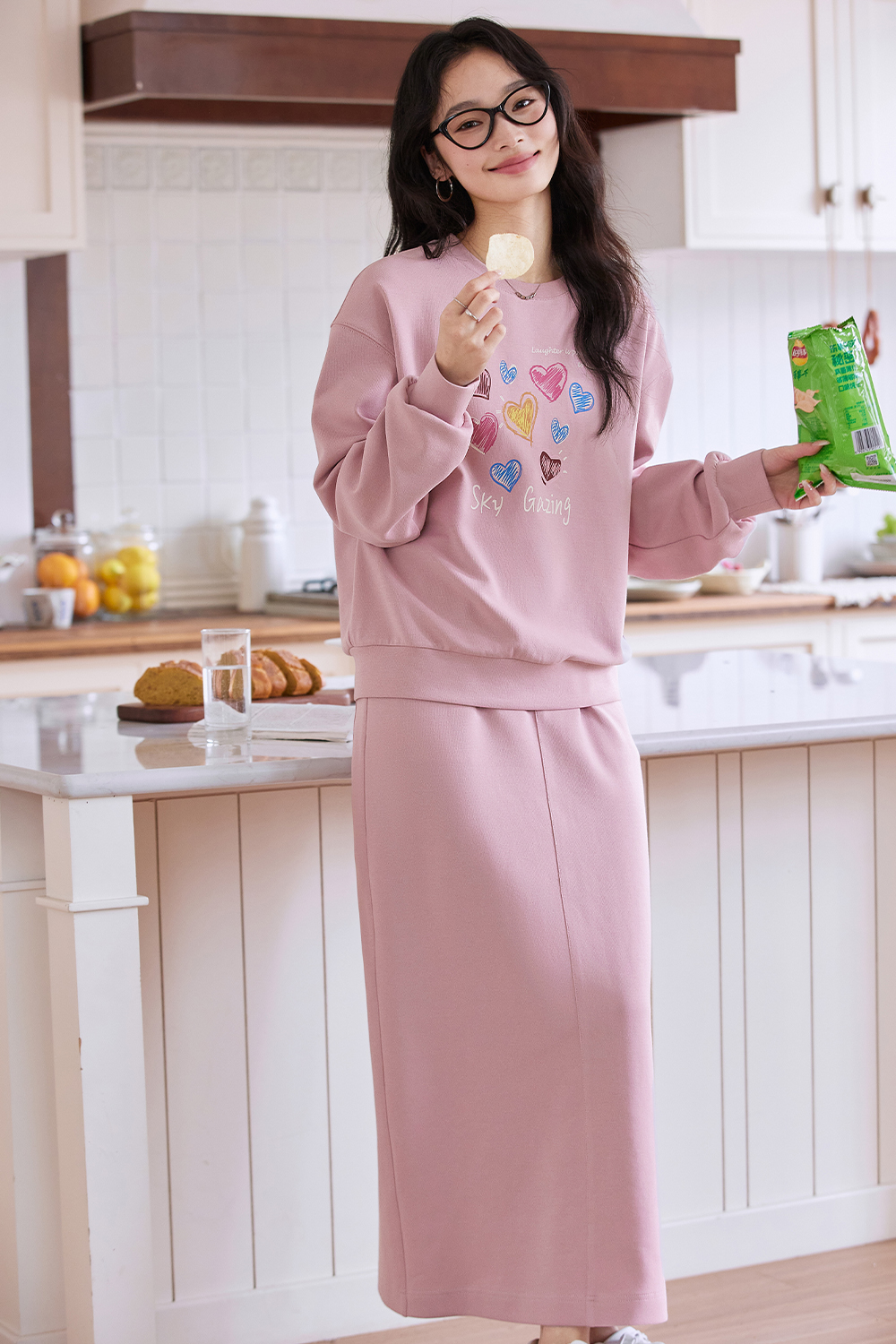 Creative Pattern Casual Set