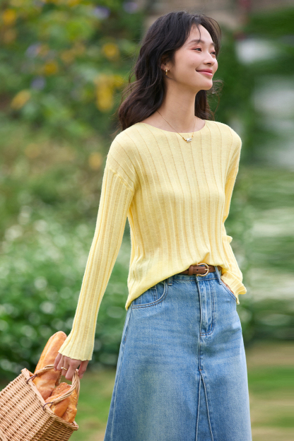 Fresh Ribbed Sweater