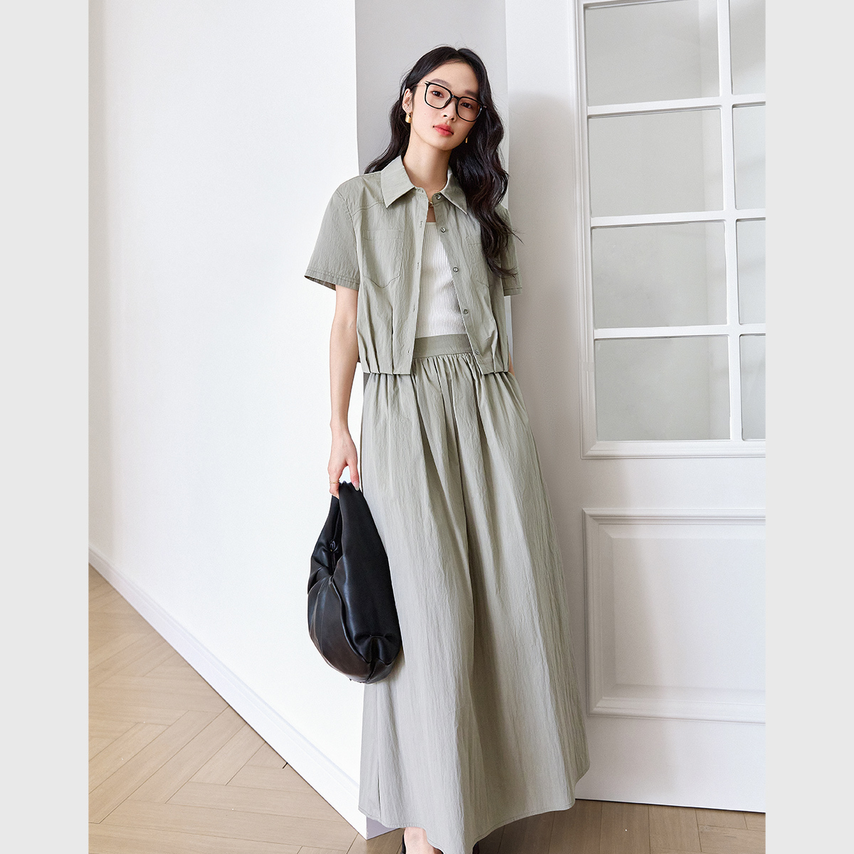 Pure Color Elegant Lady Suit