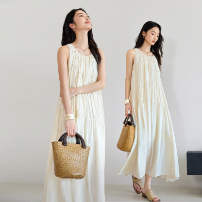 Elegant Pleated Dress