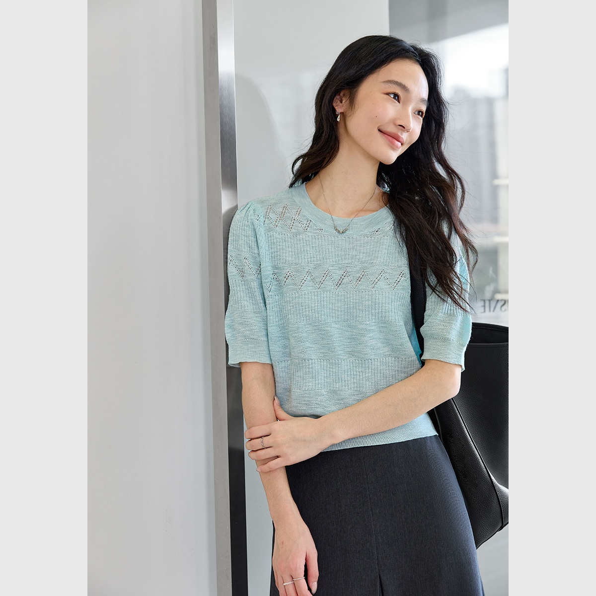 Elegant Hollow Sweater