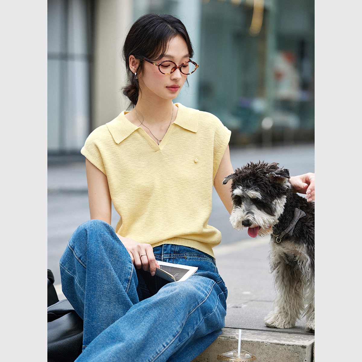 Casual Sleeveless Sweater