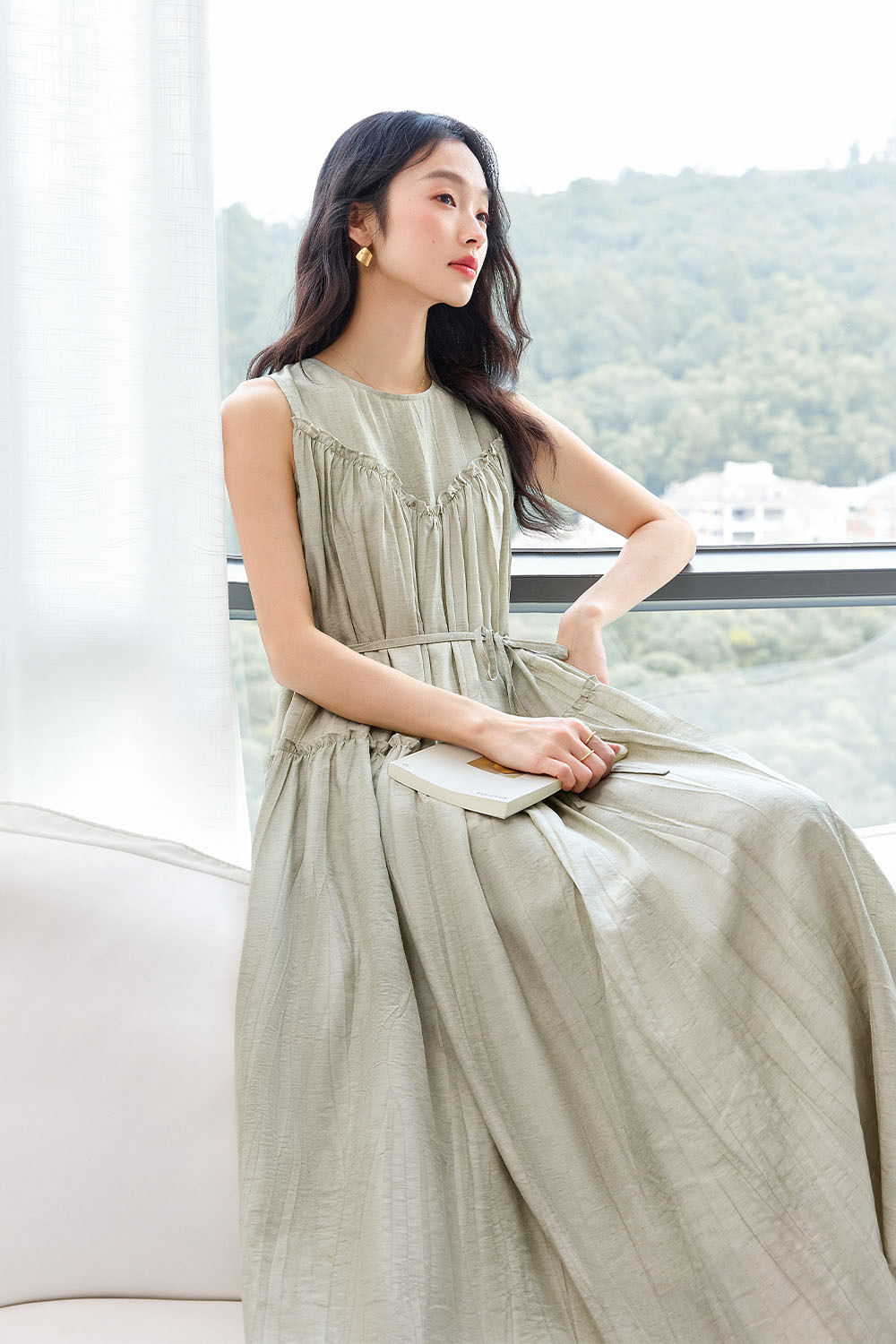 Ruffled Vintage Dress