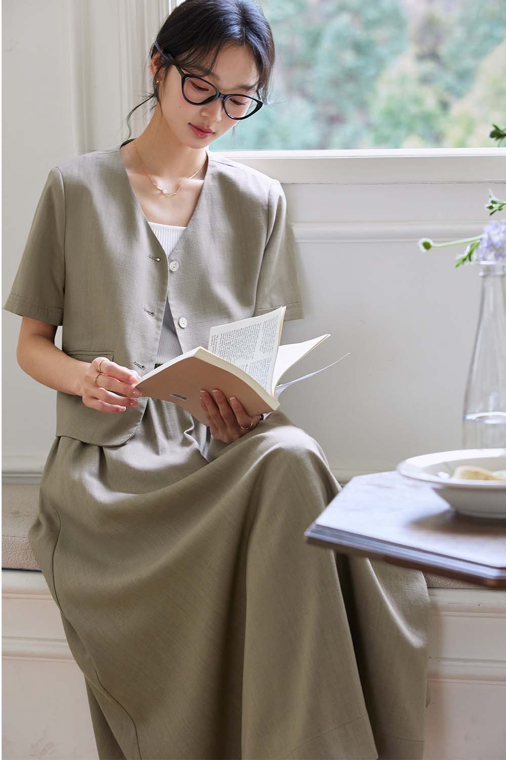 Elegant Casual Lyocell Suit