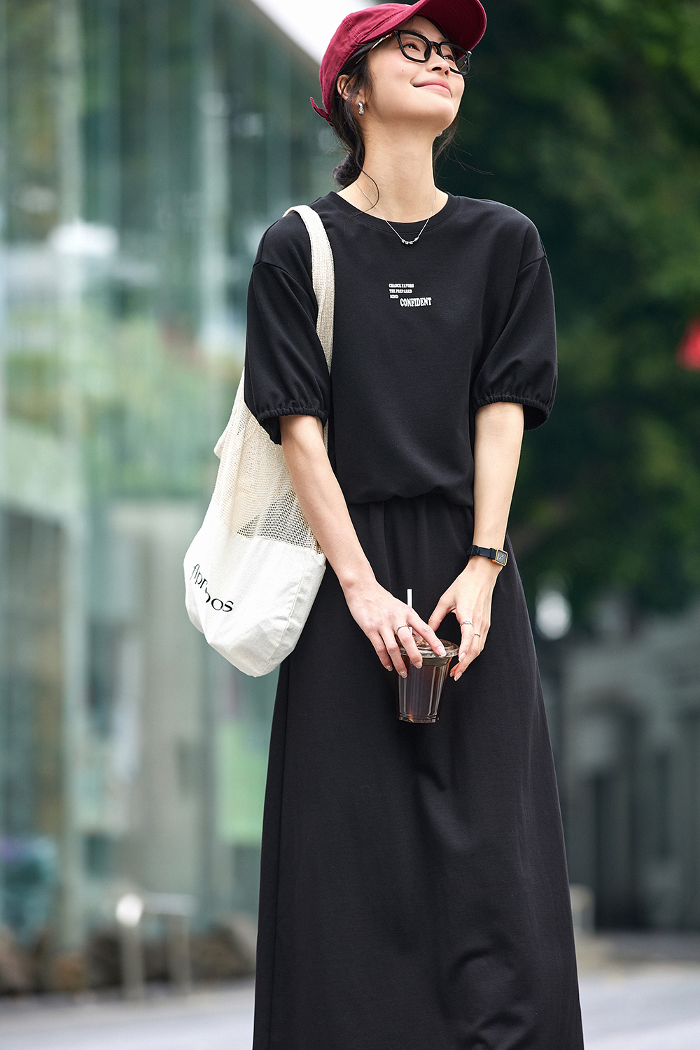 Casual Printed Knit Suit