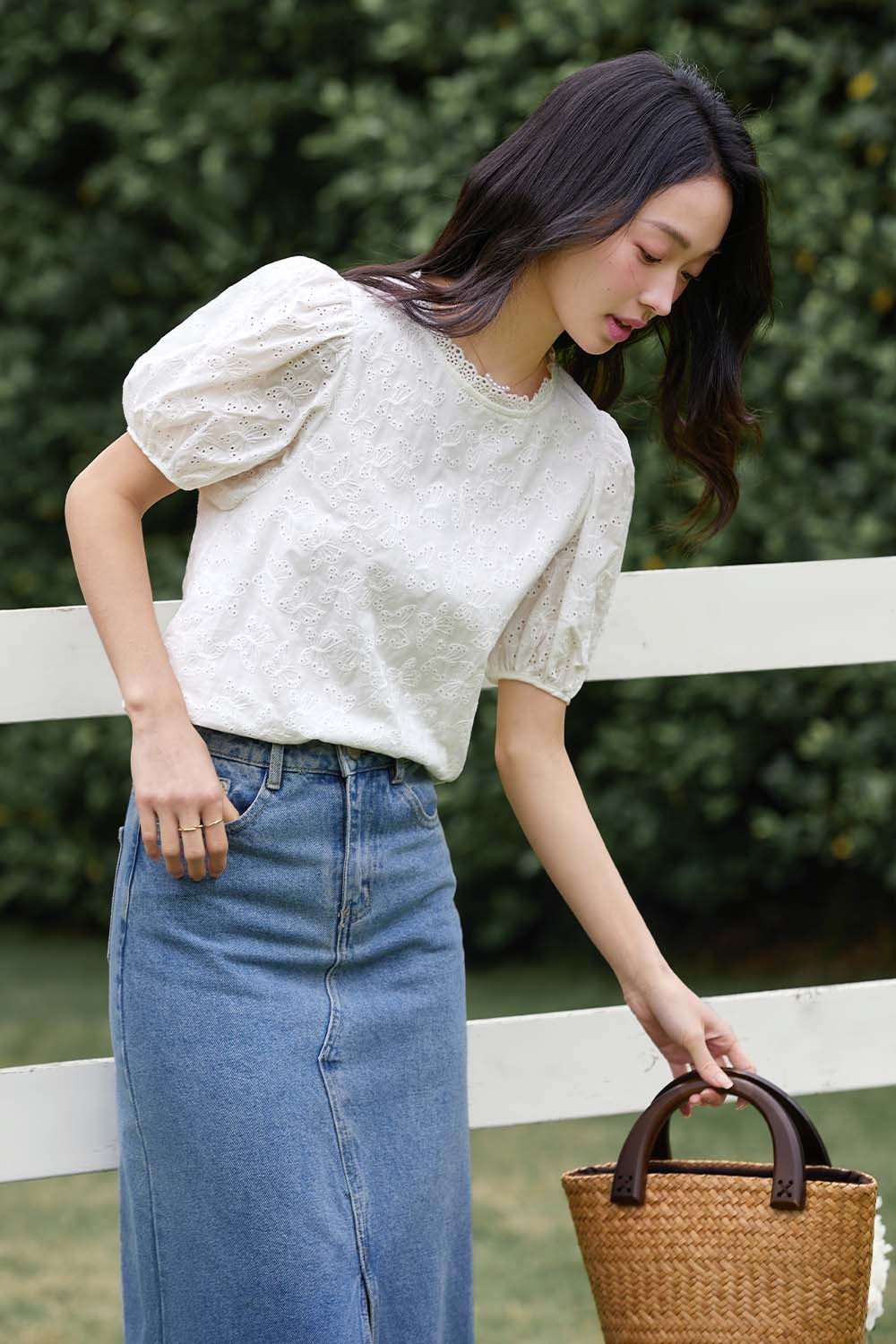 Elegant Shirt In Cotton Jacquard