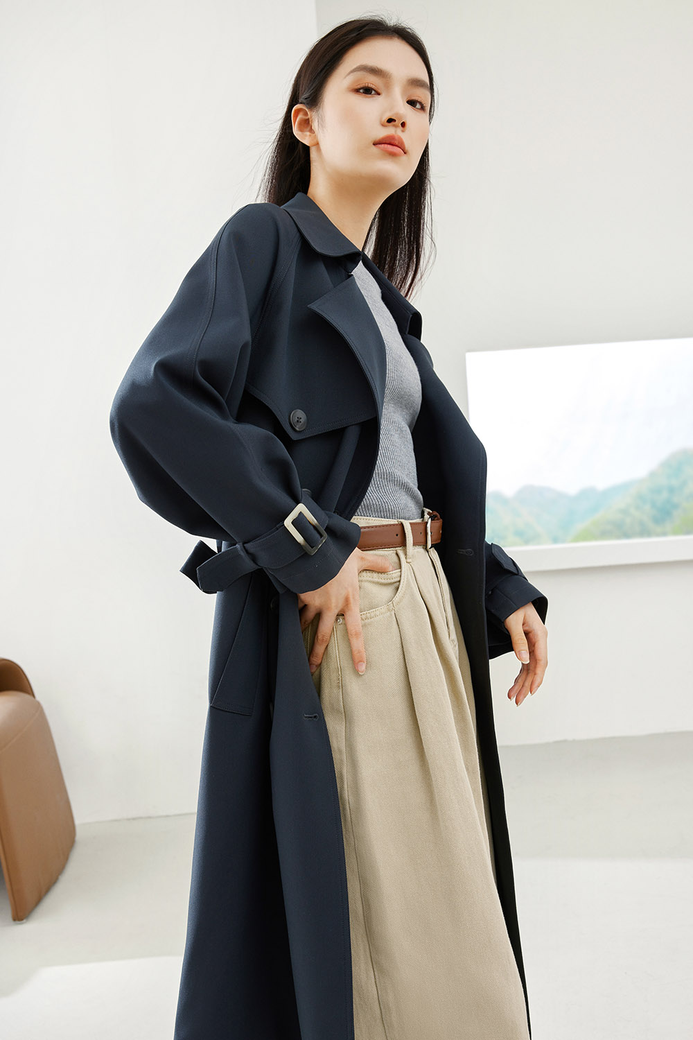 Long Trench Coat