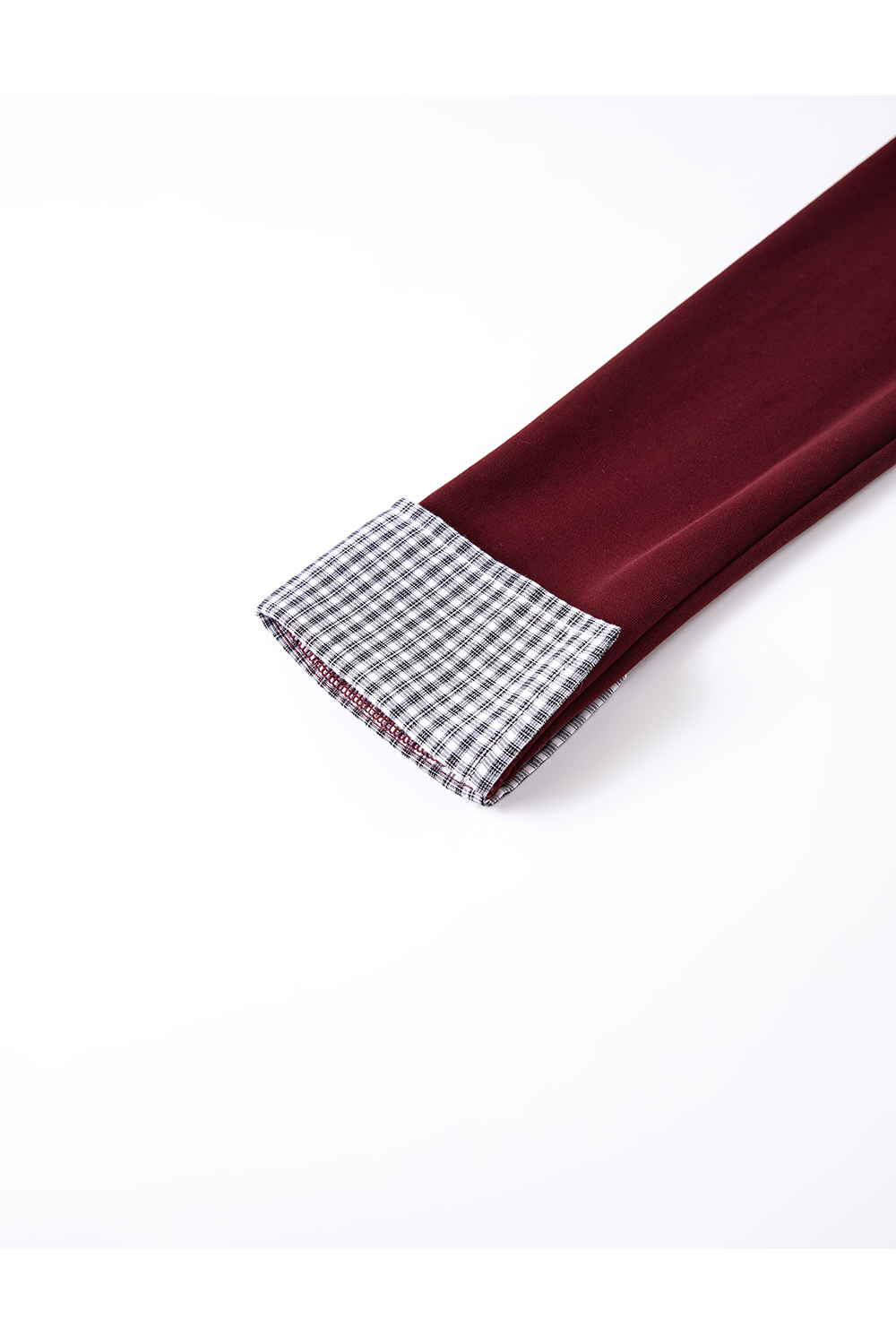 Patchwork Design Long Sleeve T-Shirt-VIMLYSTORE