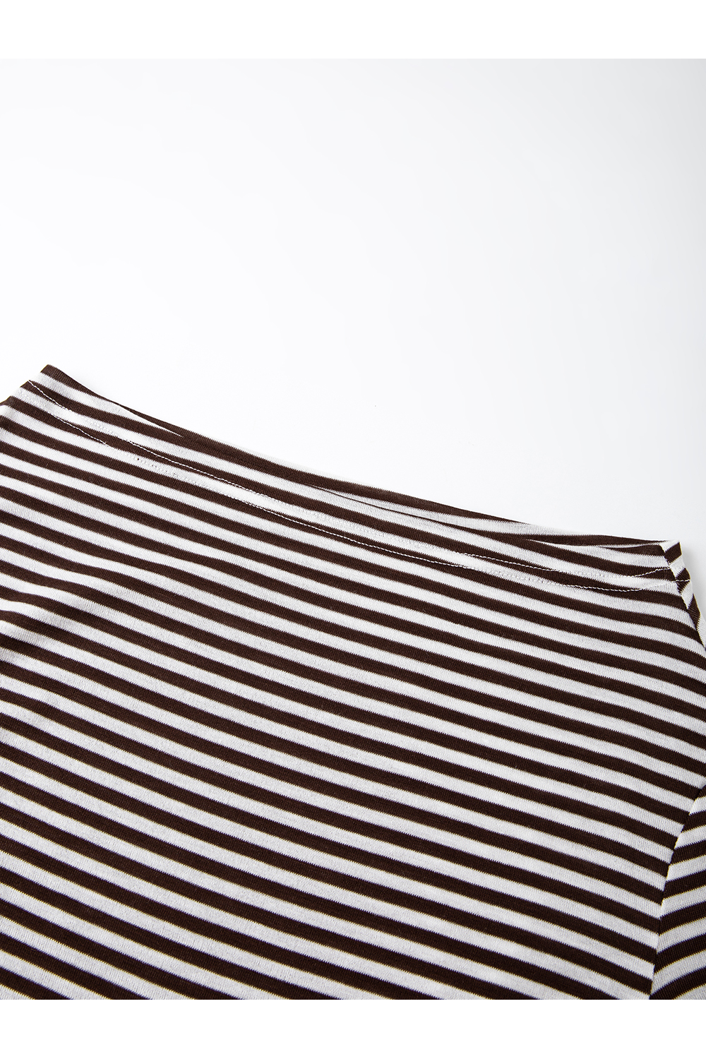 Vintage Stripe Boat Neck Slimming Long Sleeve T-Shirt-VIMLYSTORE