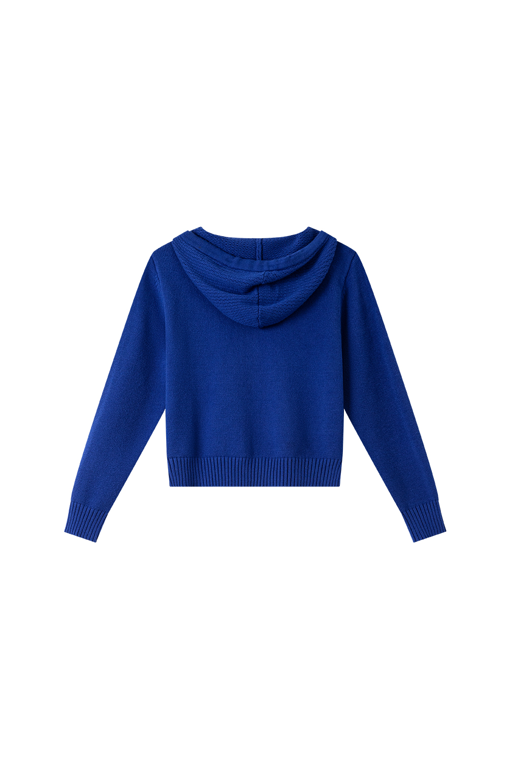 Hooded knitted cardigan coat-VIMLYSTORE