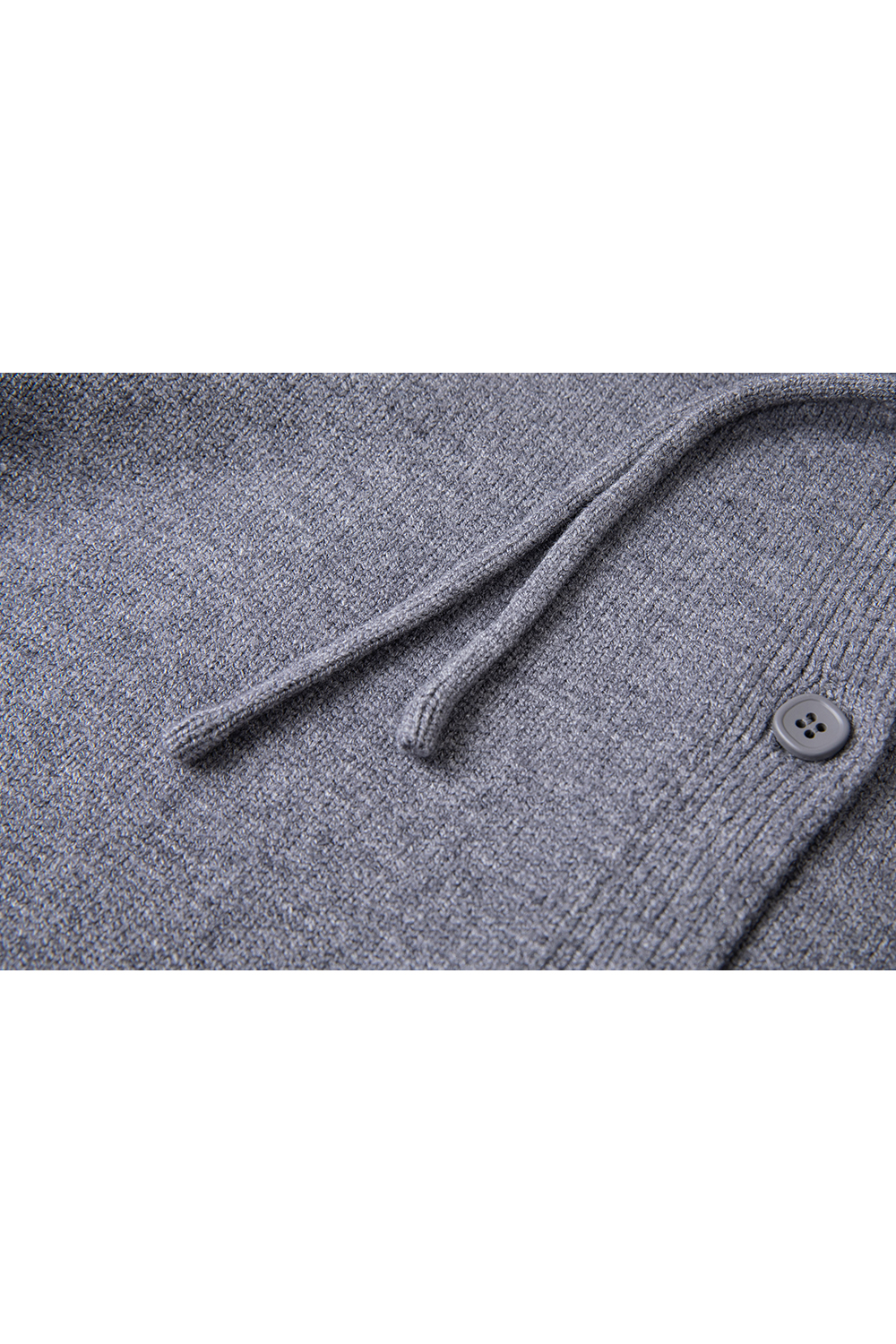 Hooded knitted cardigan coat-VIMLYSTORE