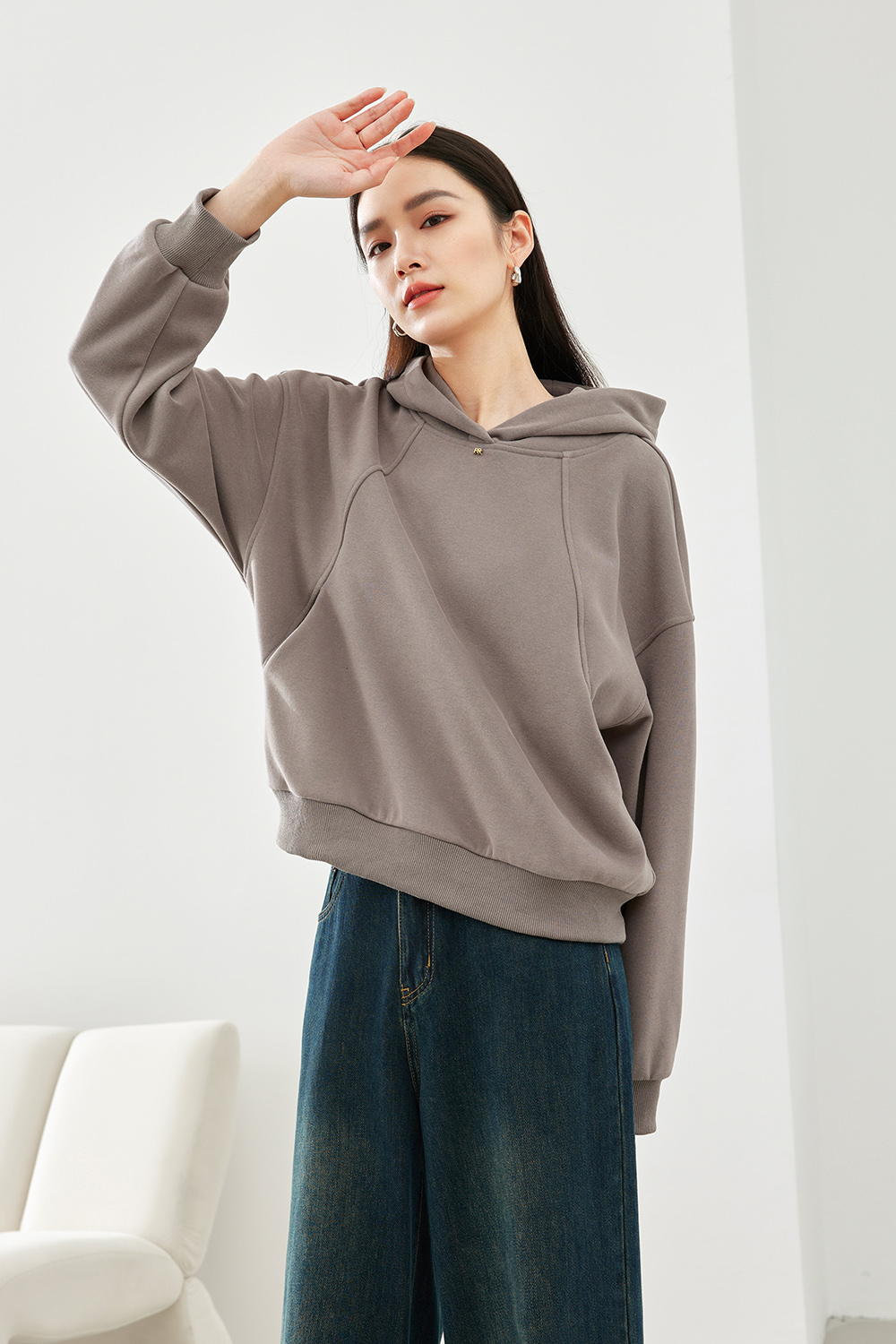 Casual Hooded Sweatshirt