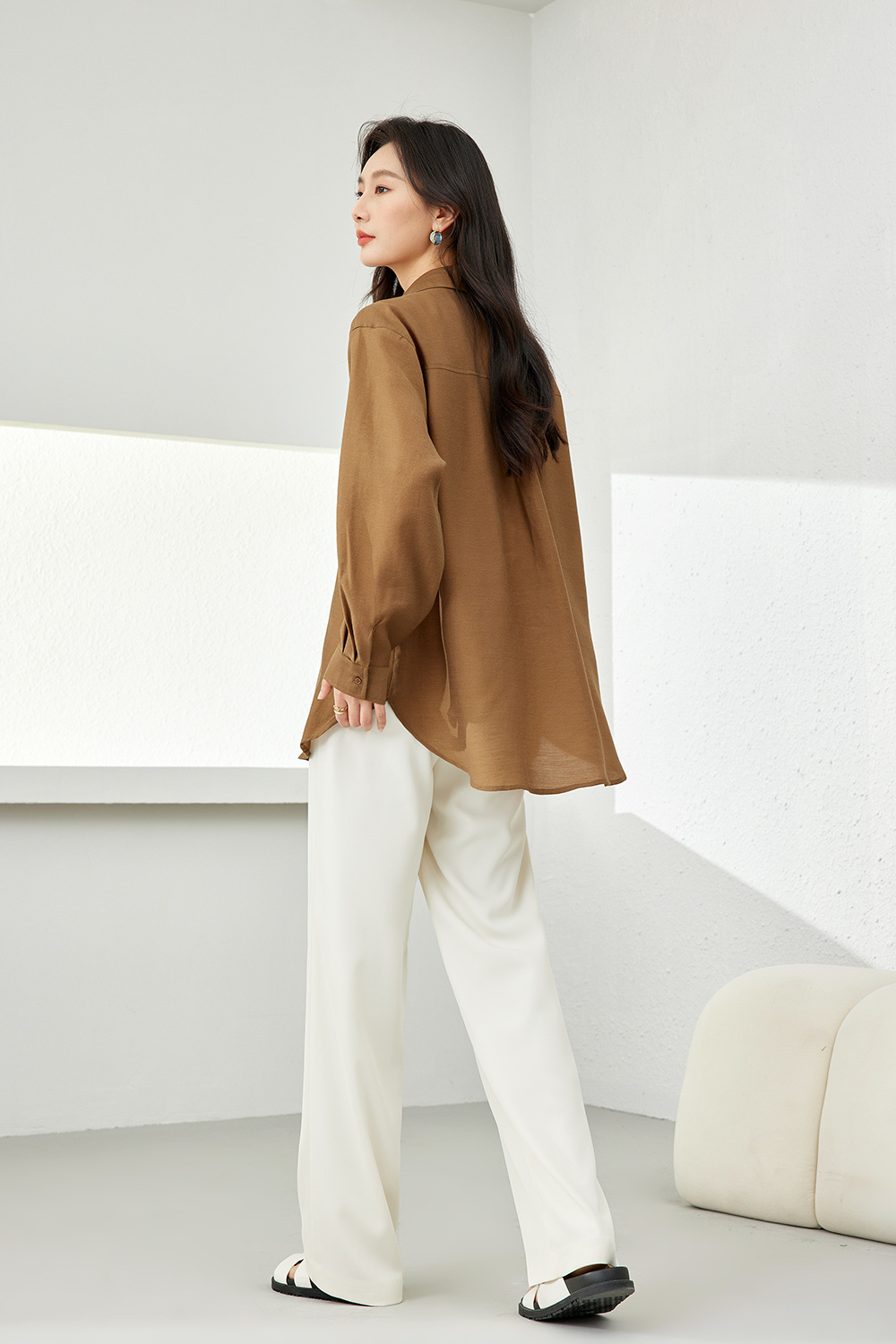 Casual drop sleeve shirt