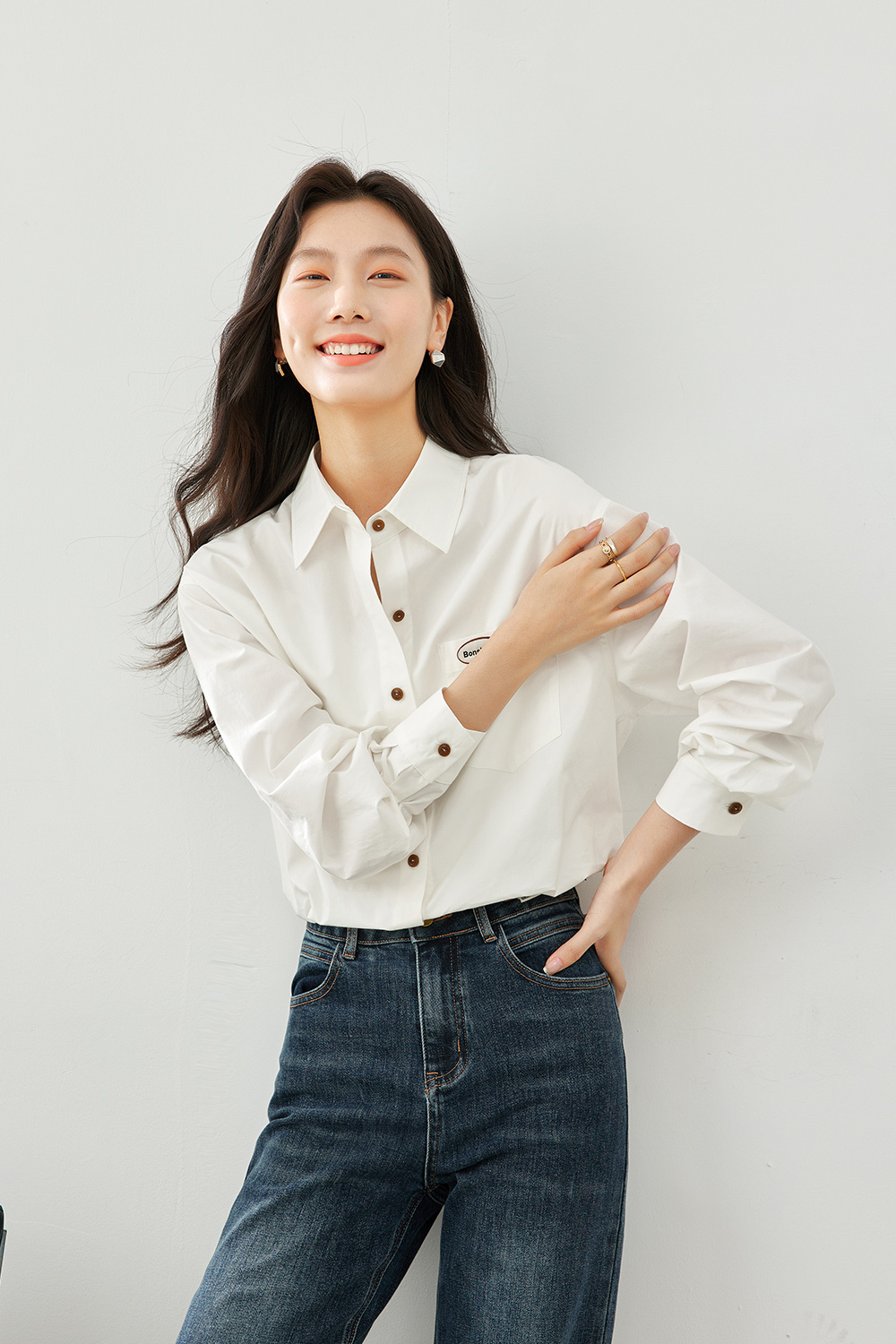 Versatile cotton shirt