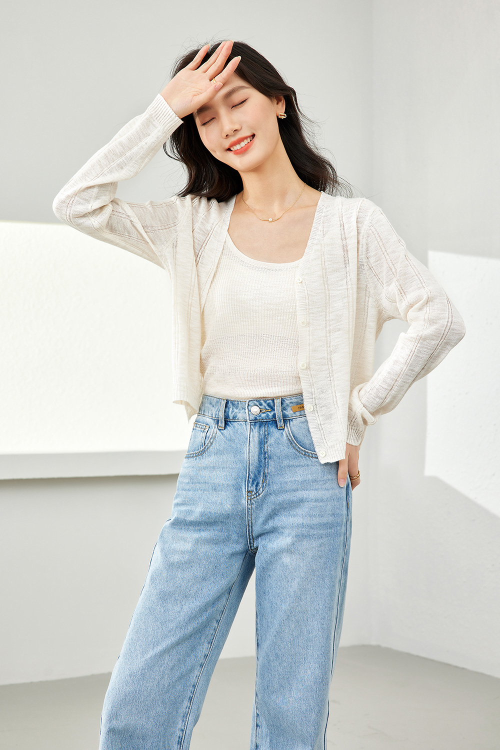 Lazy Style Knit Two-Piece Set