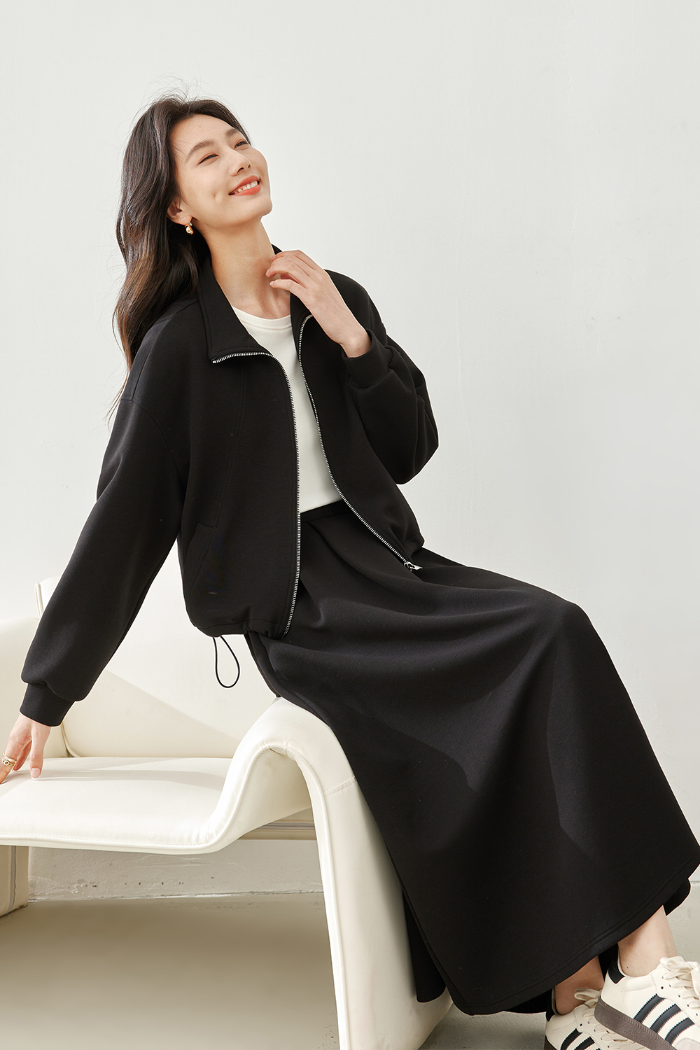 Fashionable Casual Two Piece Suit Skirt
