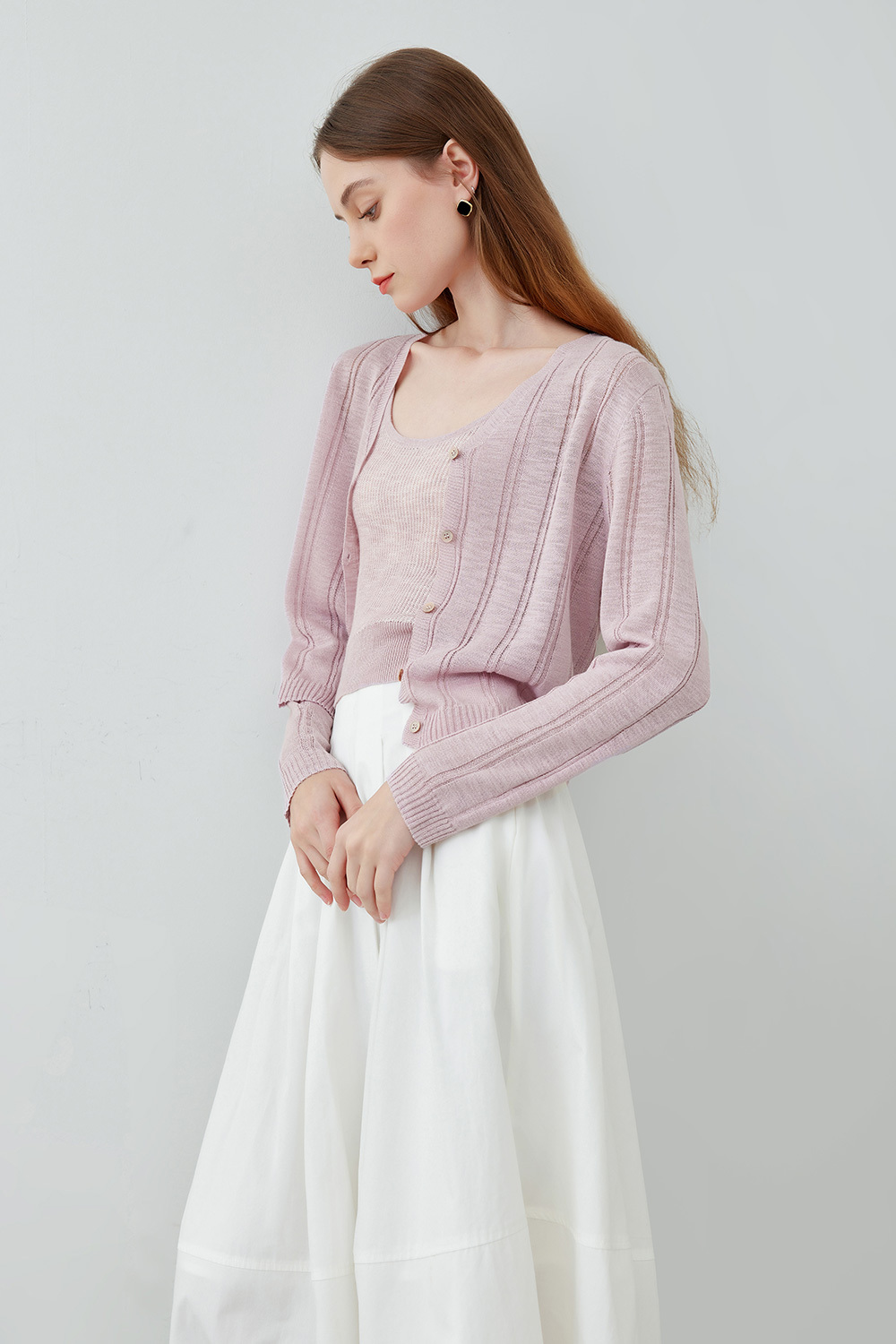 Lazy Style Knit Two-Piece Set