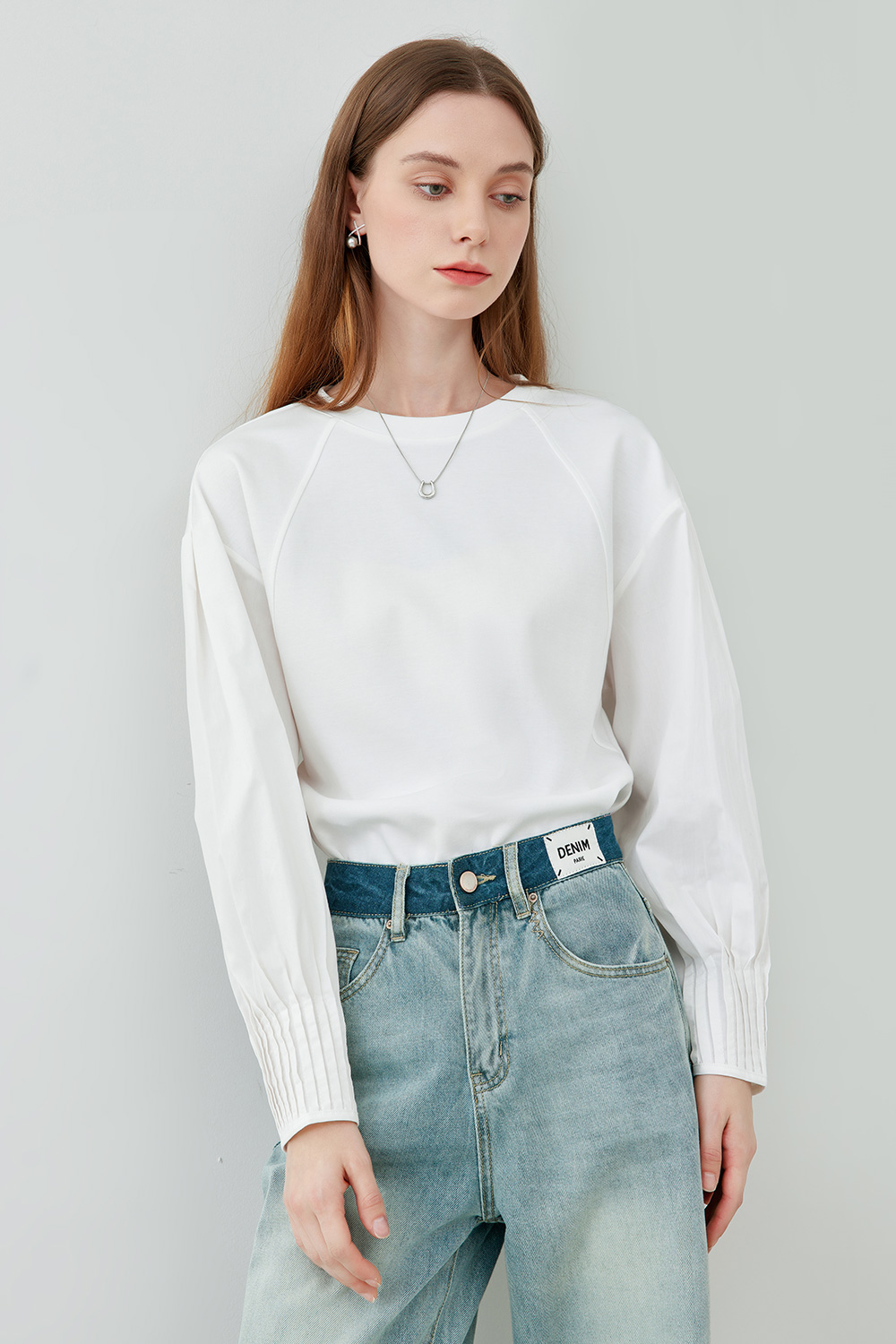 Fashionable Round Neck T-Shirt-VIMLYSTORE