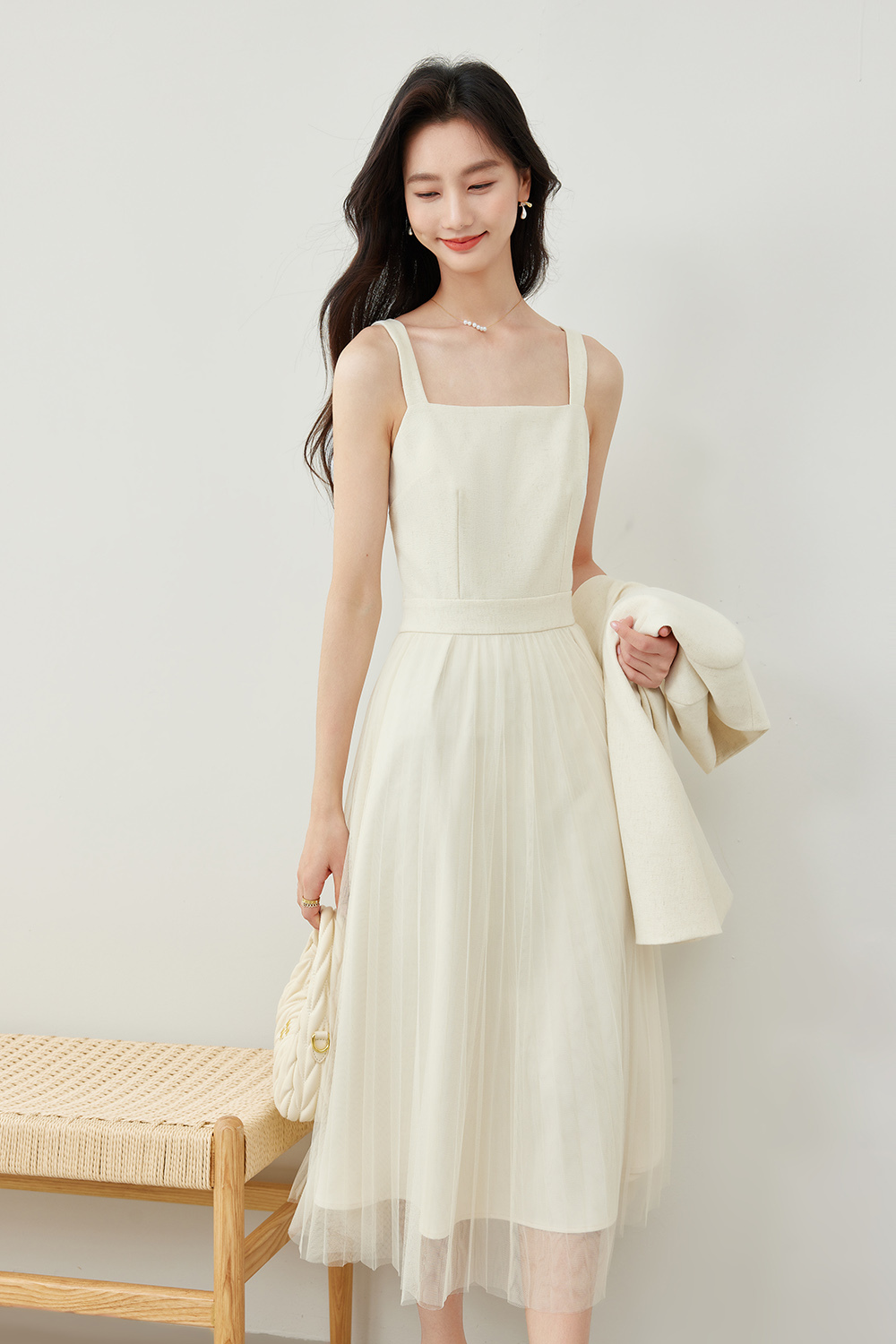 Mesh Dress Suit