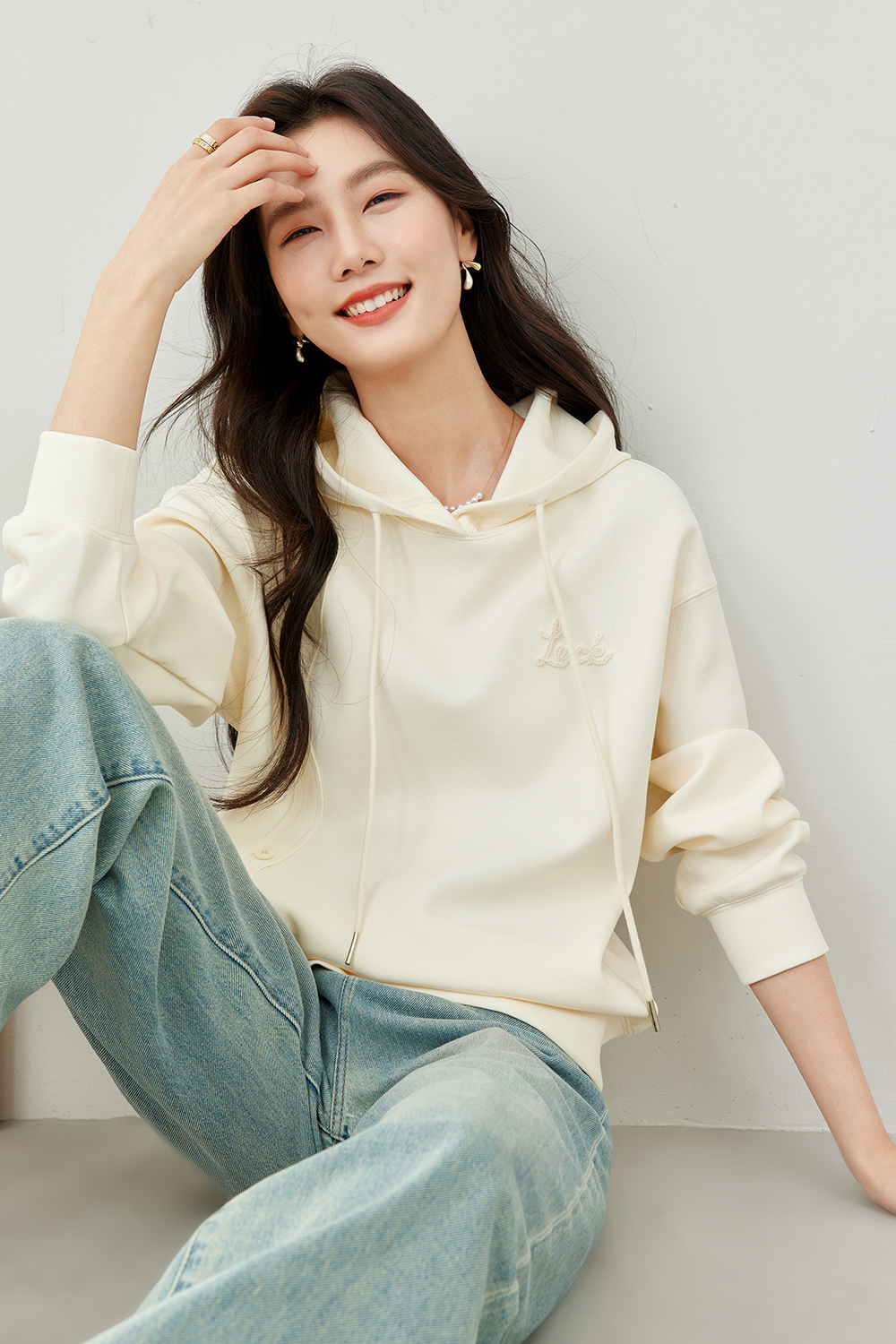 Hooded Versatile Hooded Sweatshirt-VIMLYSTORE